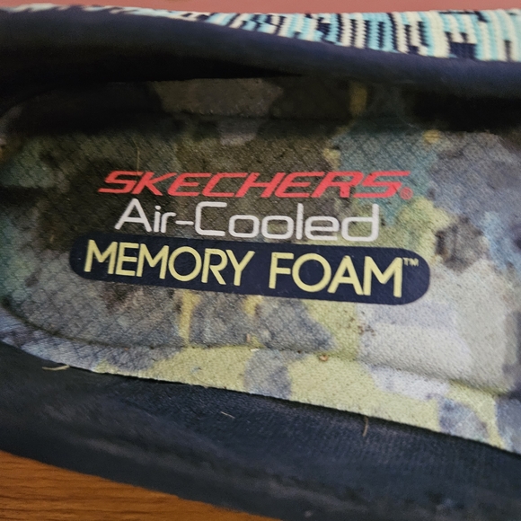 Skechers Air-Cooled Memory Foam Slip-On with Multicolor Camouflage Insole - Picture 7 of 8